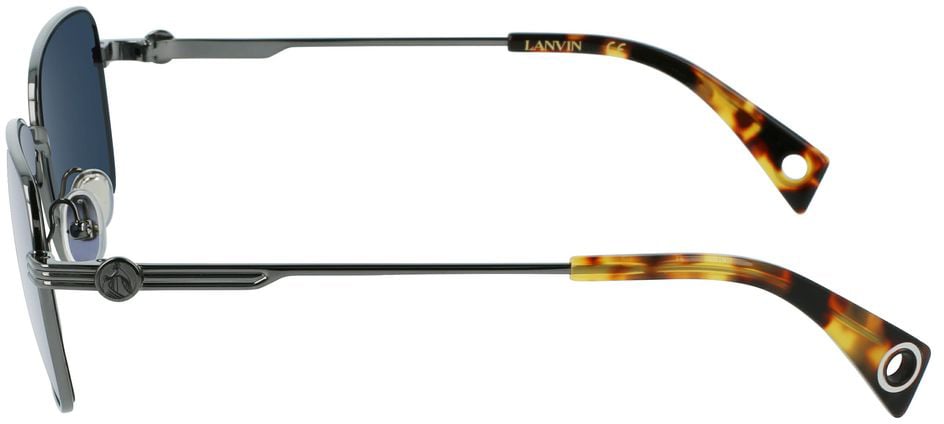 Lanvin Gray Metal Sunglasses Grijs
