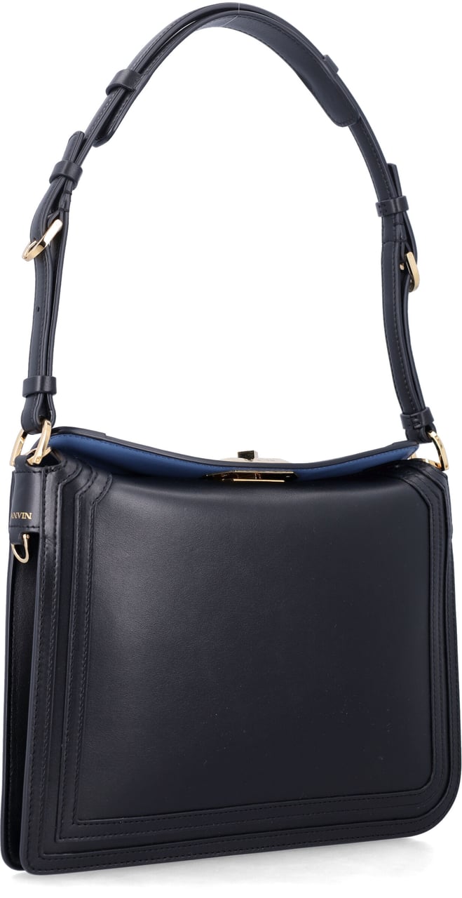 Lanvin Compagnon Small Bag Nero Zwart