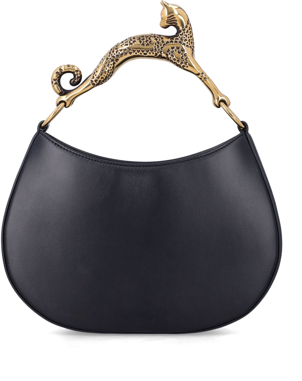 Lanvin Hobo Cat Handle Nero Zwart