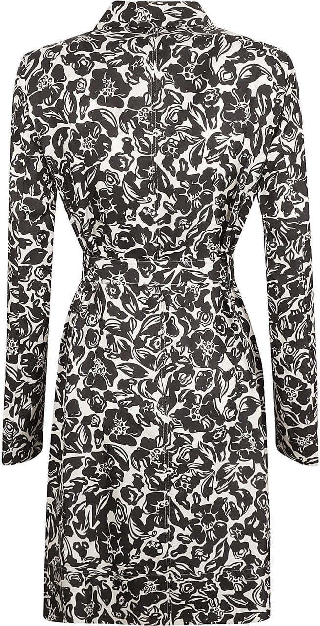 Lanvin Silk-Blend Black Dress with Flowing Silhouette Grijs