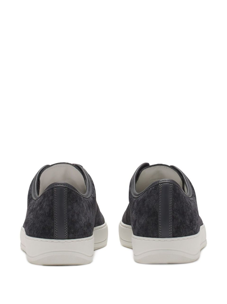 Lanvin Low-Top Sneakers With Textured Fabric Zwart