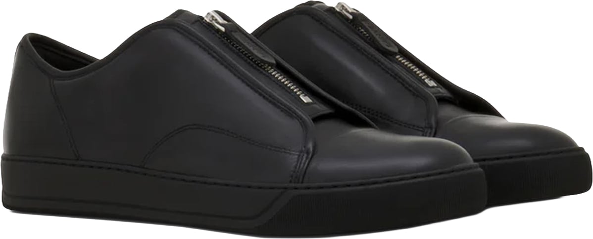 Lanvin Heren DBB1 ZIP FULL LEATHER Zwart