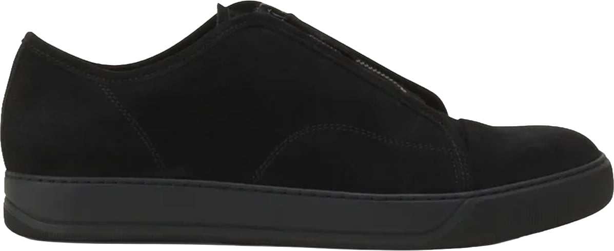 Lanvin Heren DBB1 ZIP SUEDE Zwart