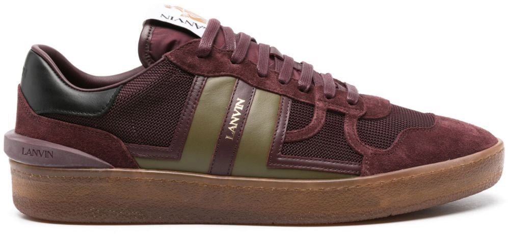 Lanvin Sneakers Burgundygreen Rood