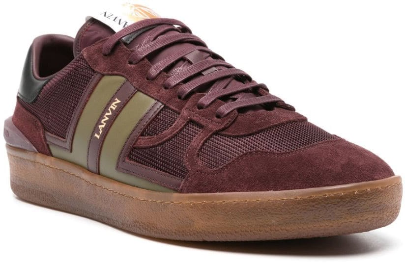 Lanvin Sneakers Burgundygreen Rood