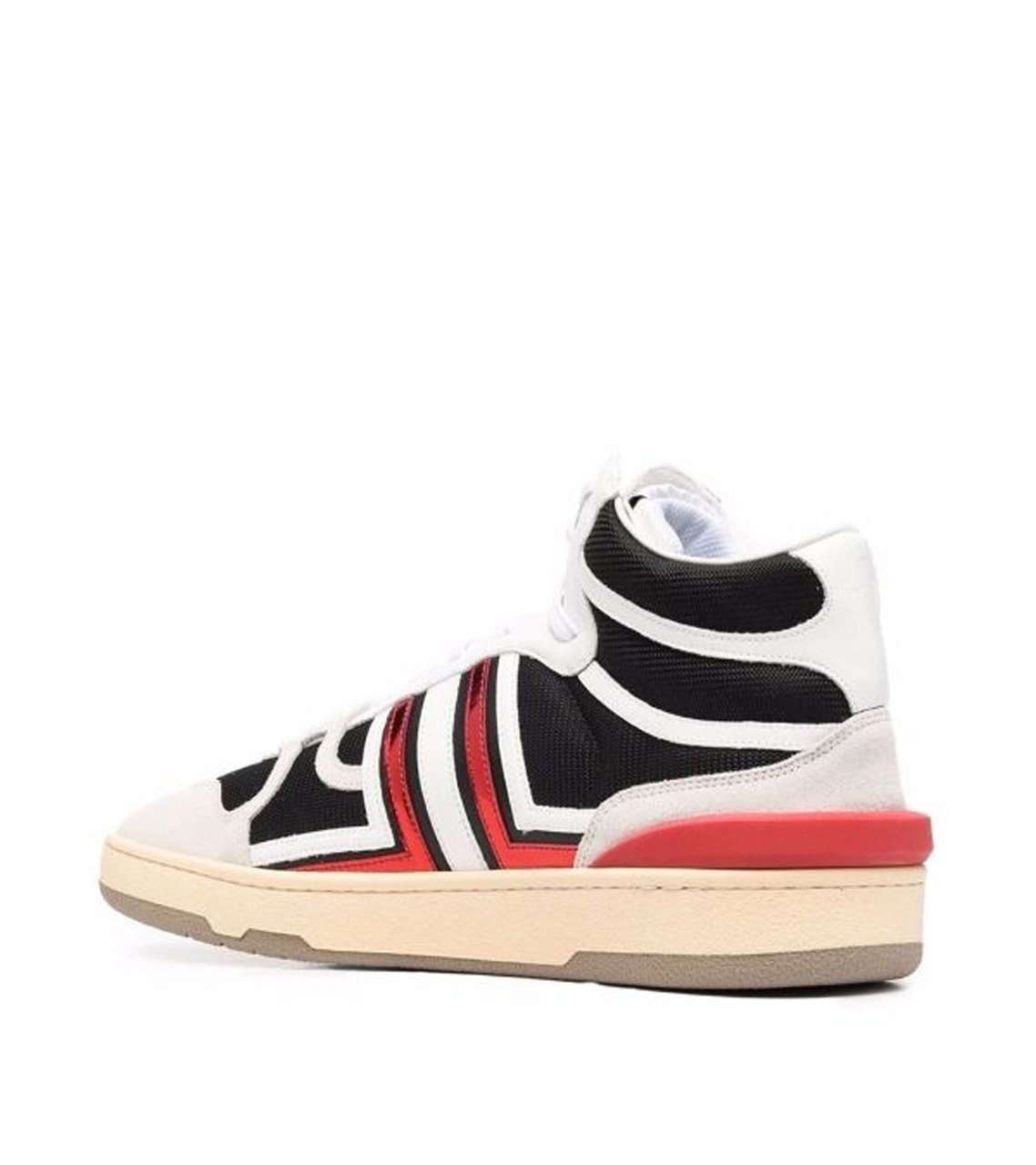 Lanvin Lanvin Clay High-Top Sneakers Zwart
