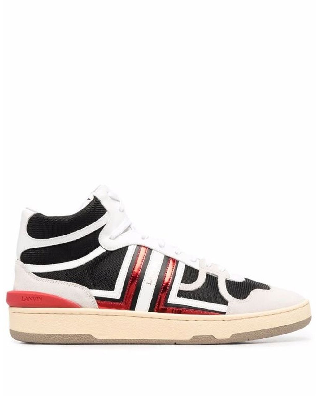 Lanvin Lanvin Clay High-Top Sneakers Zwart
