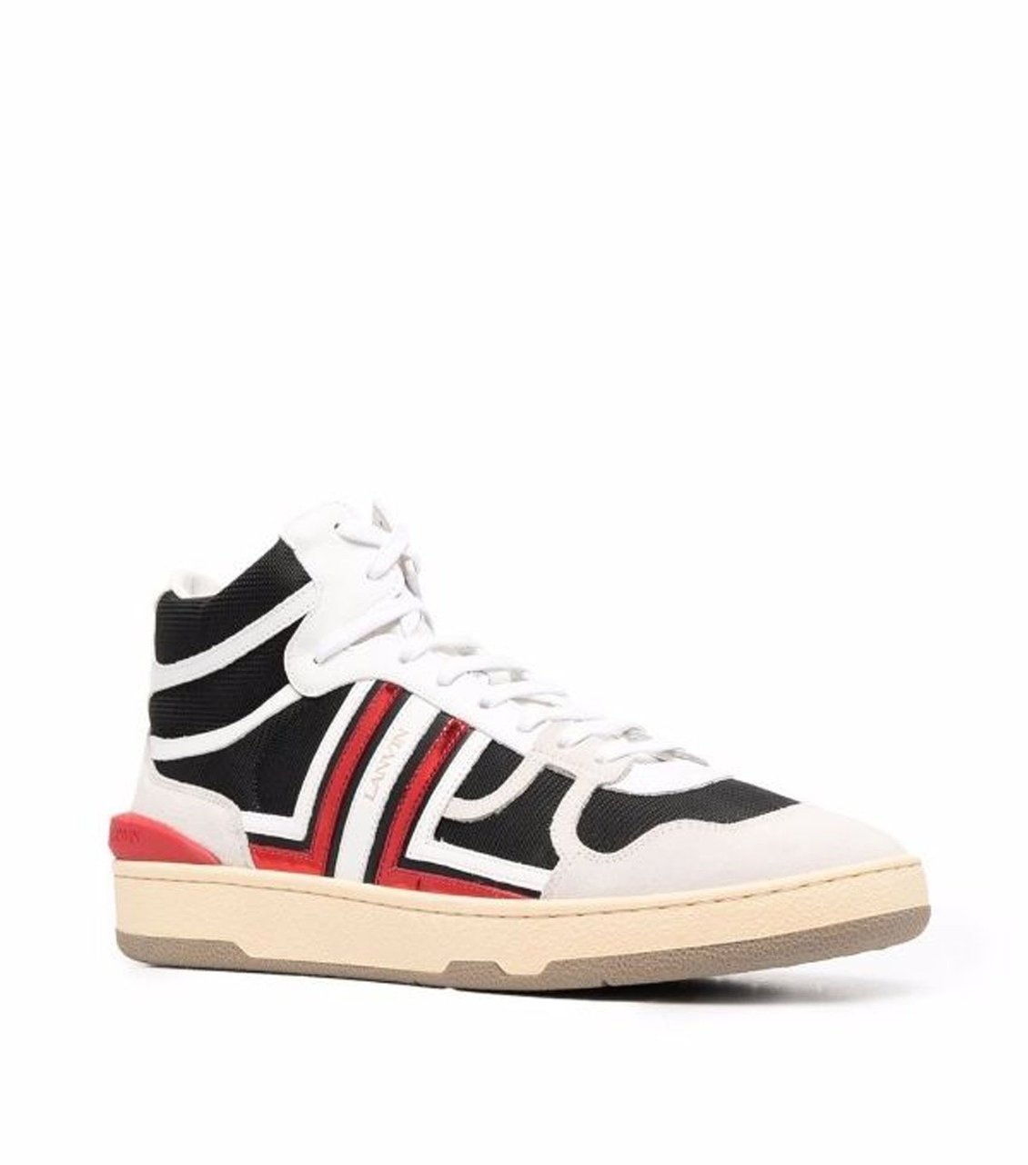 Lanvin Lanvin Clay High-Top Sneakers Zwart