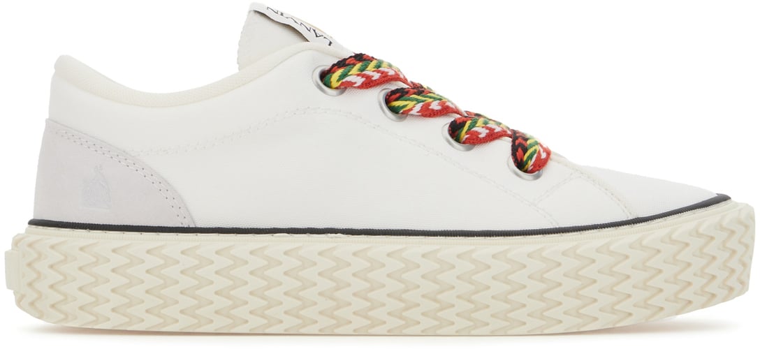 Lanvin Lanvin White canvas sneakers Wit