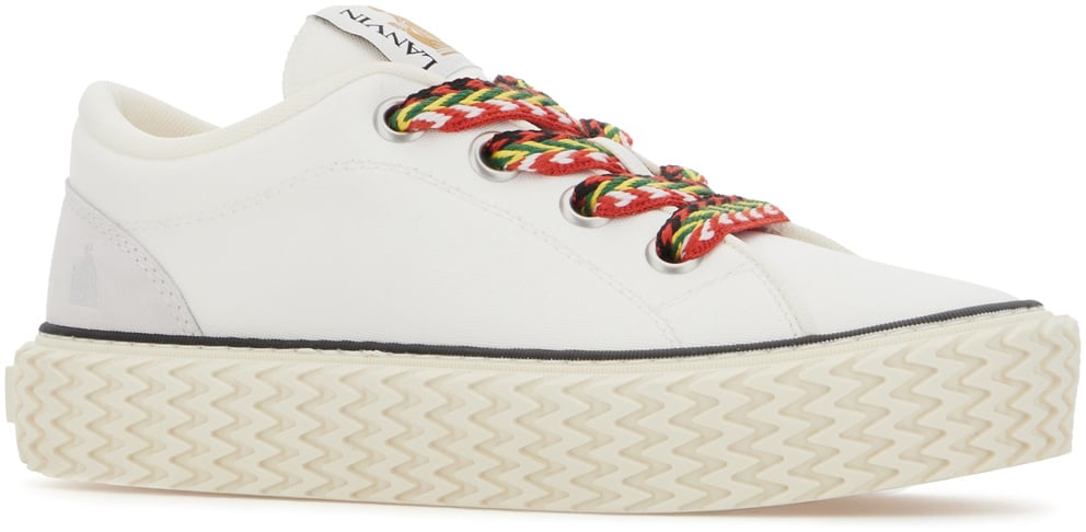 Lanvin Lanvin White canvas sneakers Wit
