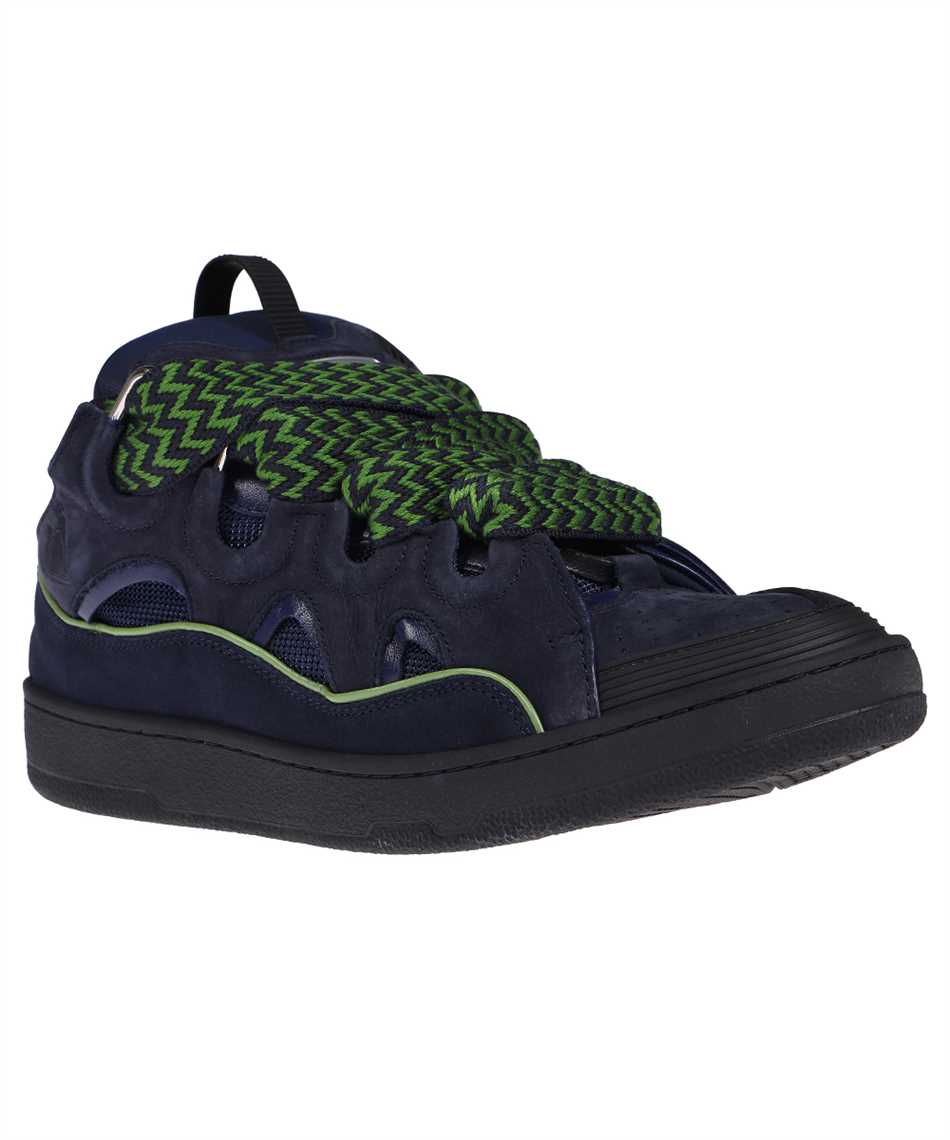 Lanvin Leather sneakers Blauw