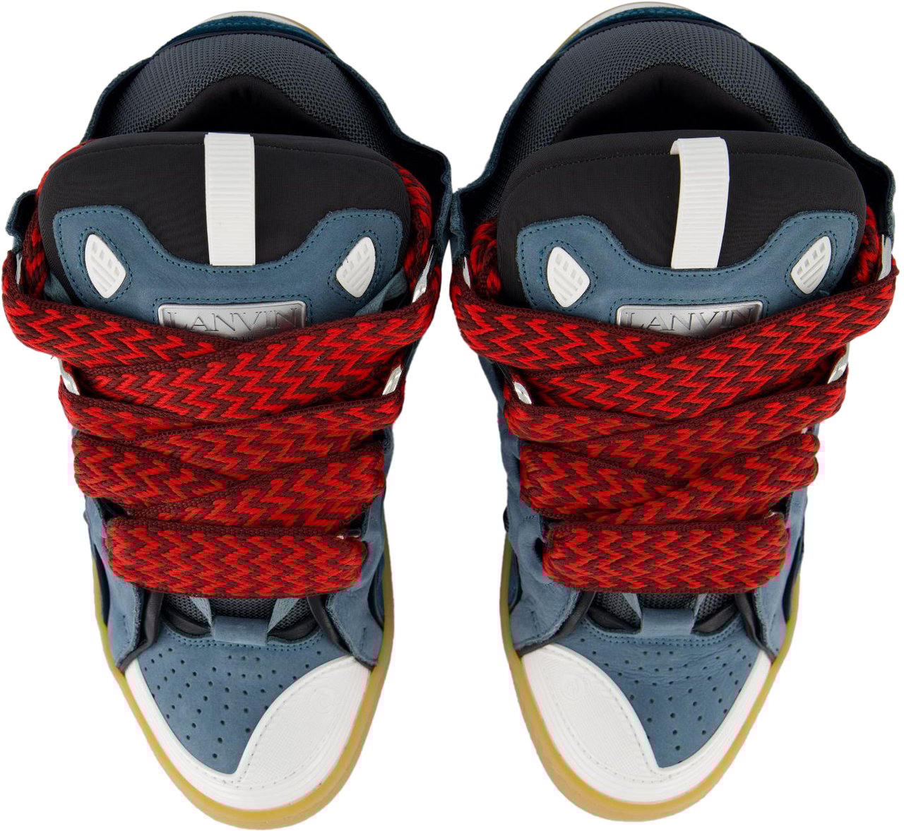 Lanvin Heren Curb Sneaker Blauw