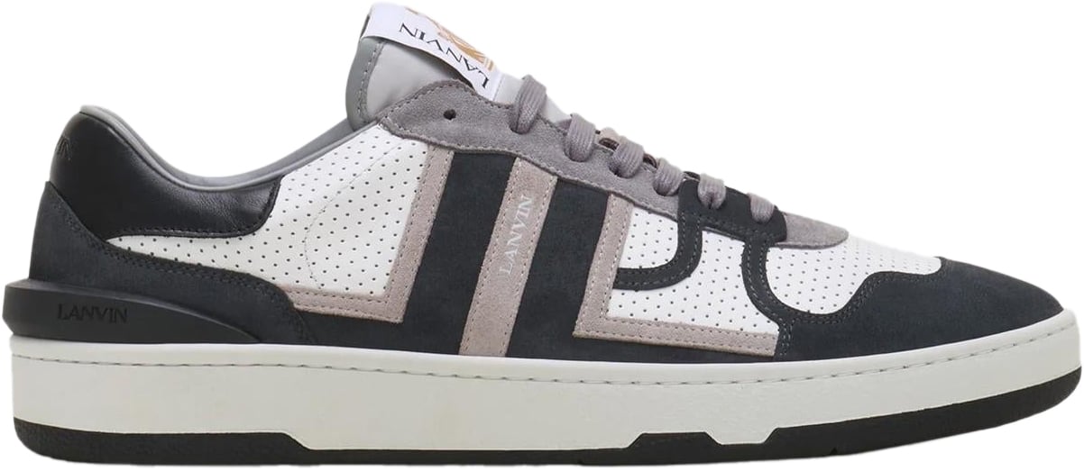 Lanvin Heren Clay Sneakers Perforated Grijs