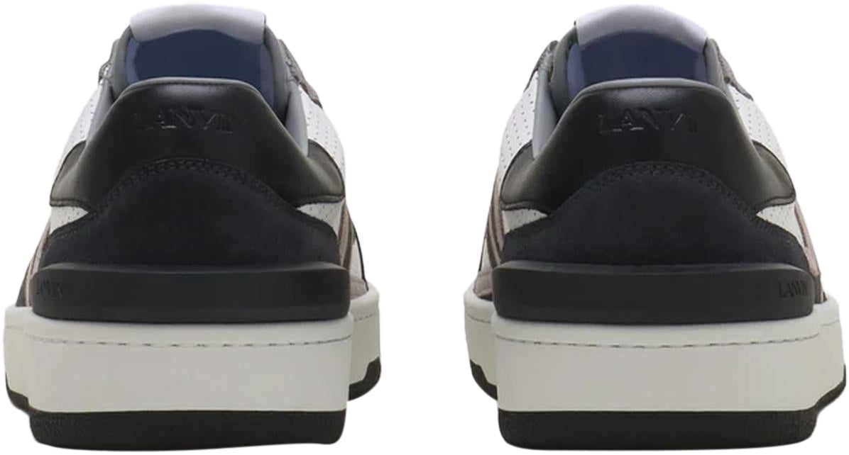 Lanvin Heren Clay Sneakers Perforated Grijs