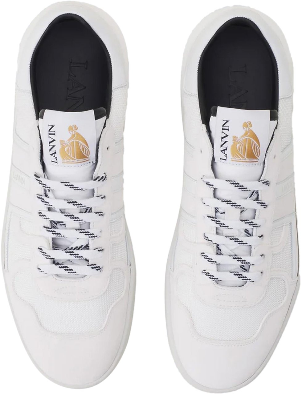 Lanvin Heren Clay Sneakers Wit