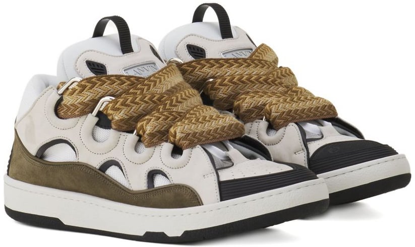 Lanvin Sneakers Whitekaki Bruin