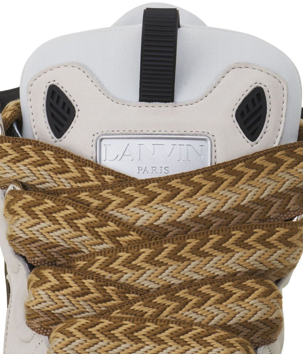 Lanvin Sneakers White/Kaki Wit