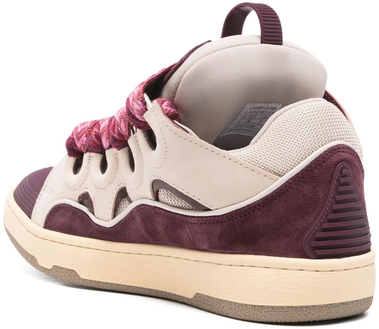 Lanvin Sneakers Beigeburgundy Beige