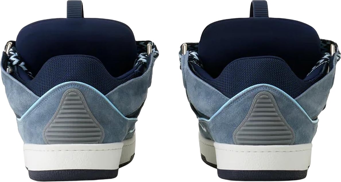 Lanvin Dames Curb Sneakers Bicolor Grijs