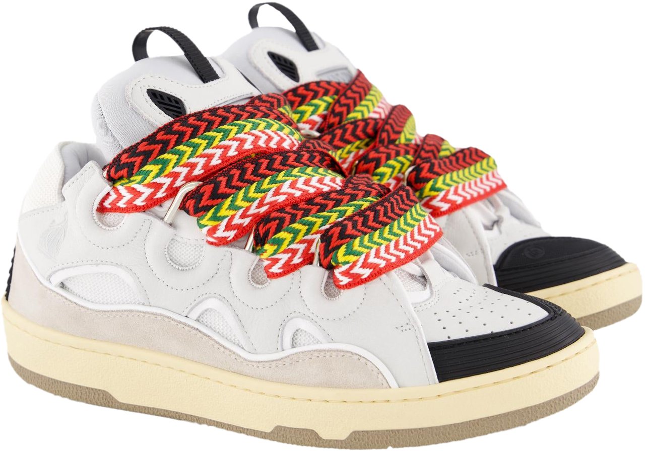 Lanvin Heren Curb Sneakers Wit