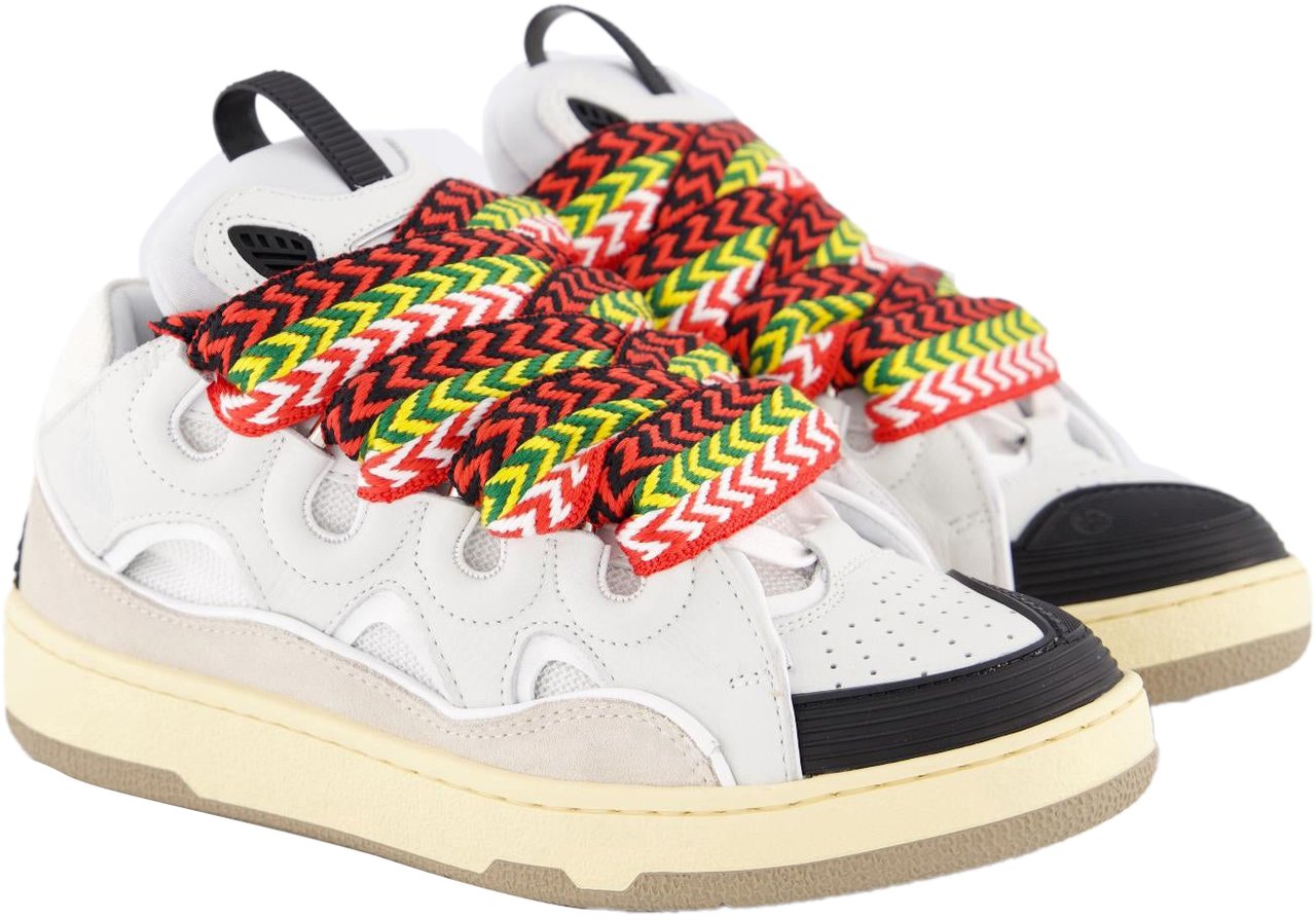 Lanvin Heren Curb Sneakers Wit