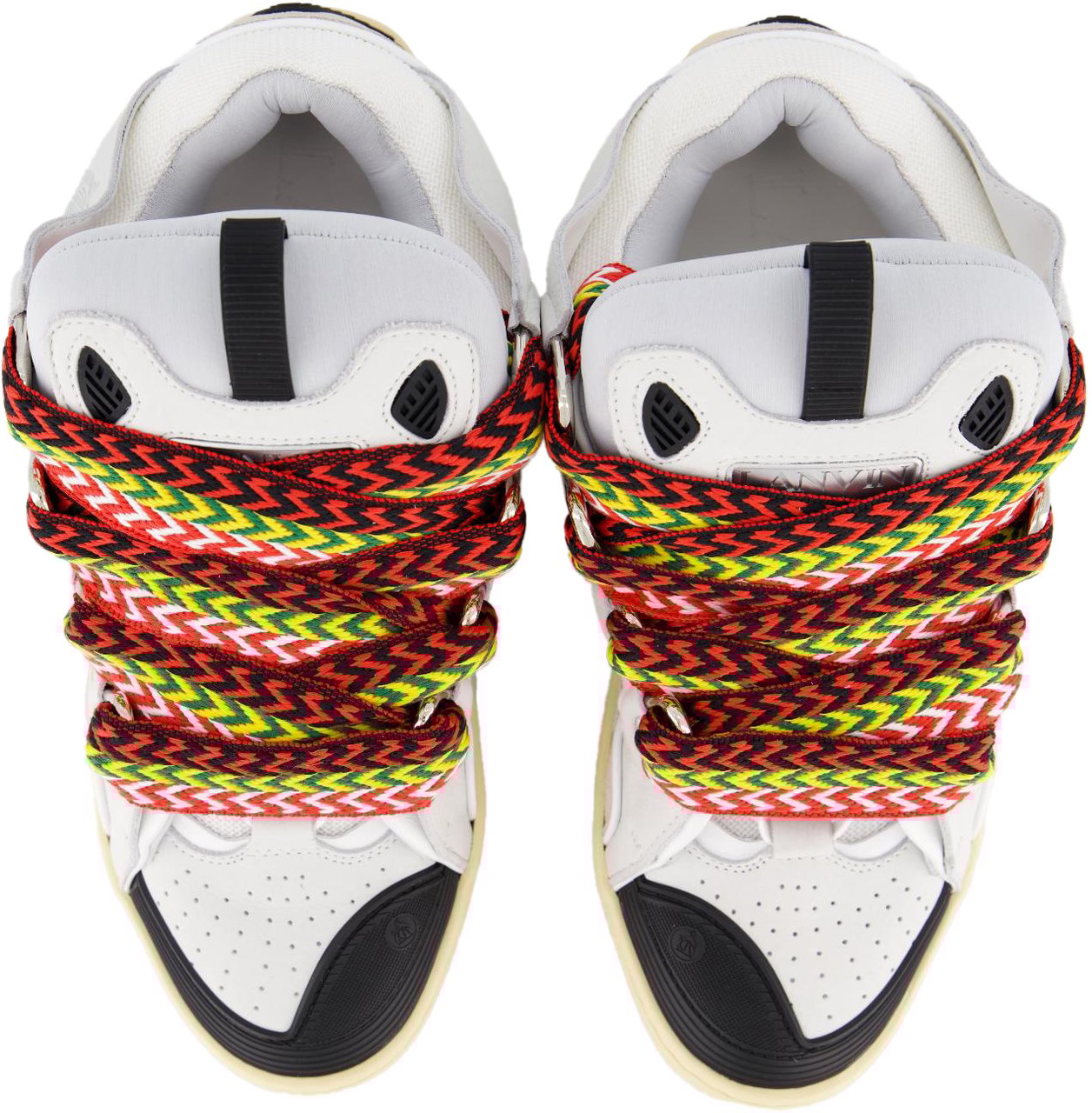 Lanvin Heren Curb Sneakers Wit
