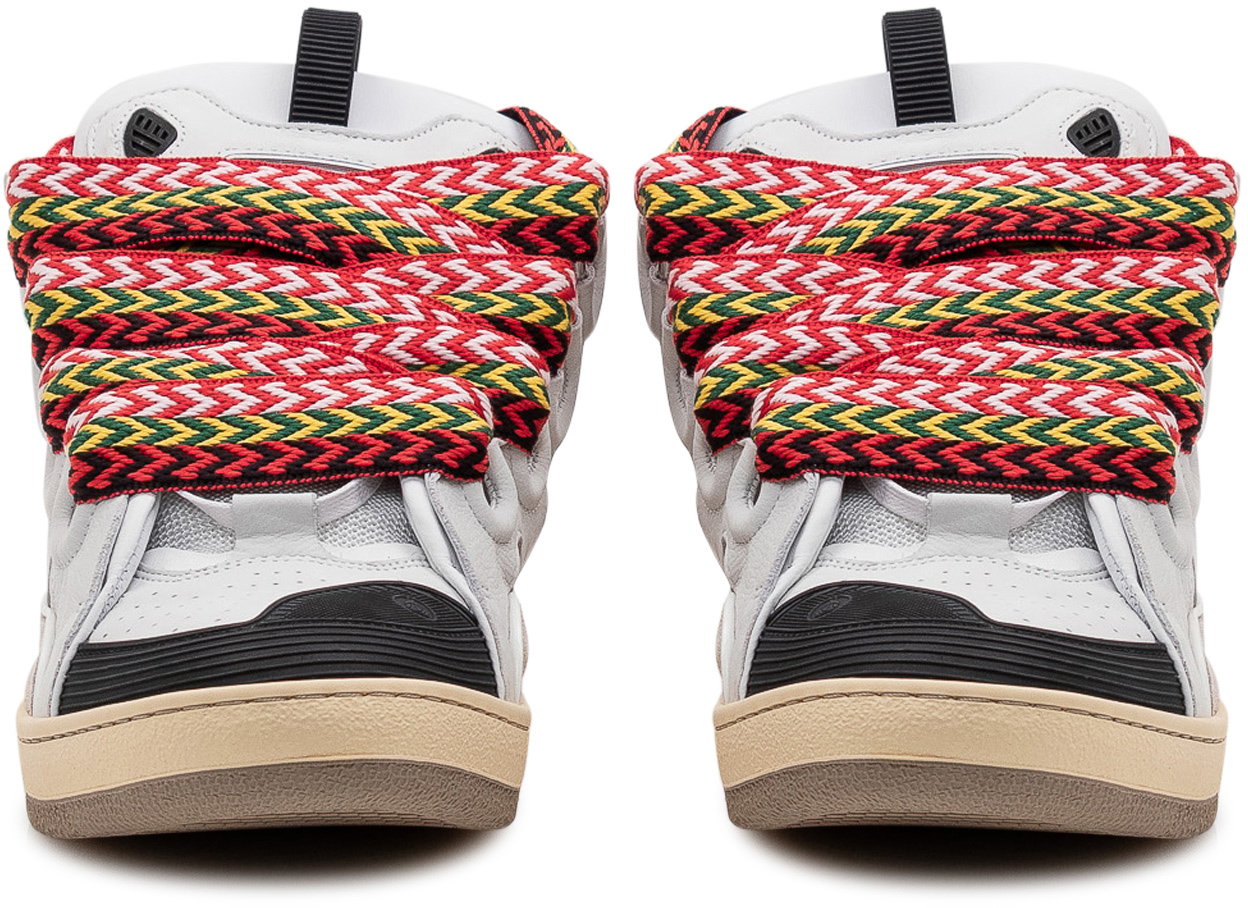 Lanvin Sneakers Curb con Lacci Multicolore Lichtgrijs