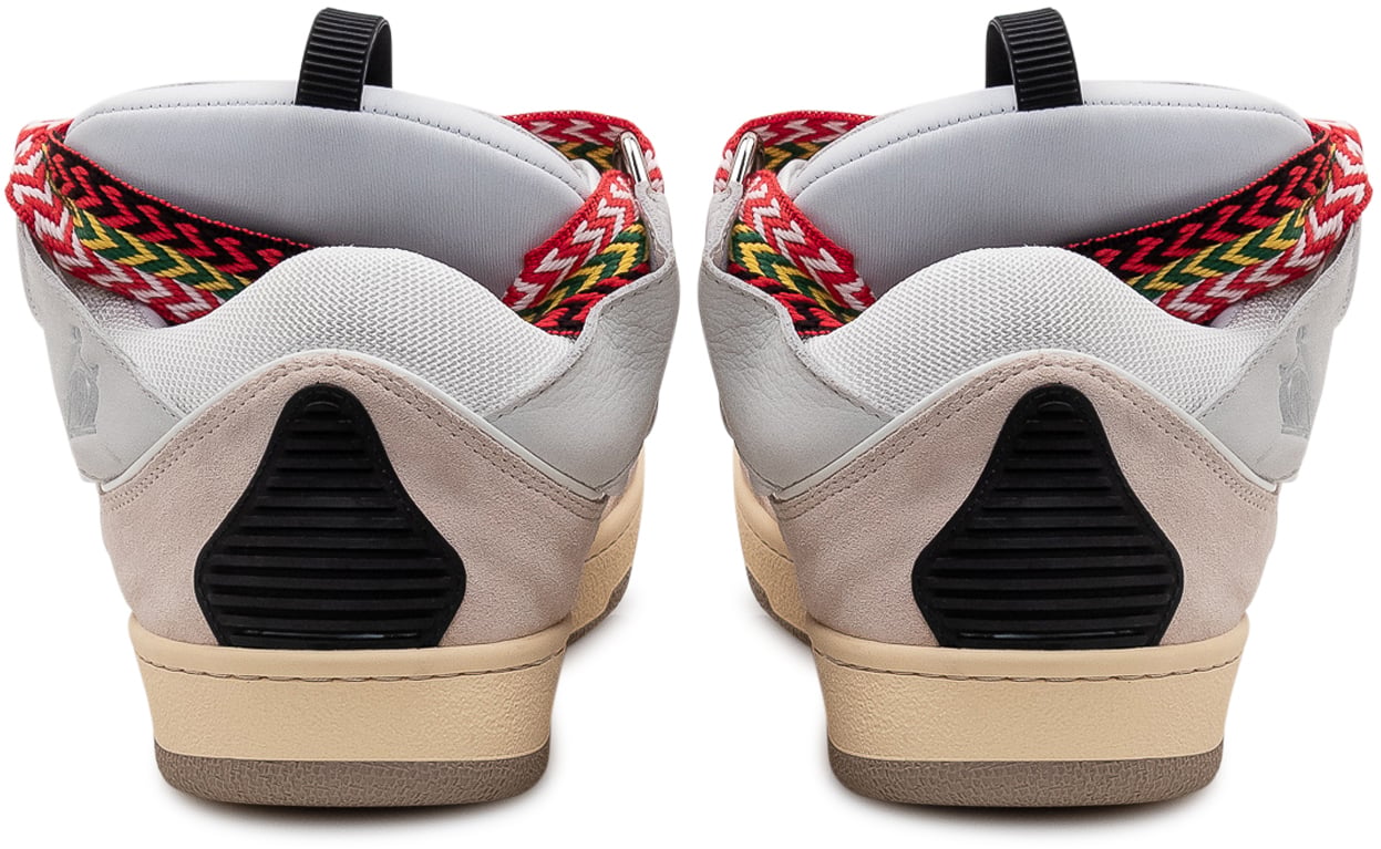 Lanvin Sneakers Curb con Lacci Multicolore Lichtgrijs