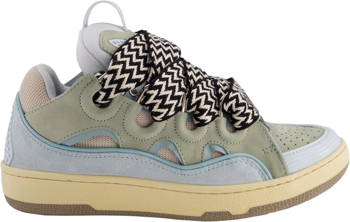 Lanvin Dames Curb Sneakers Blauw