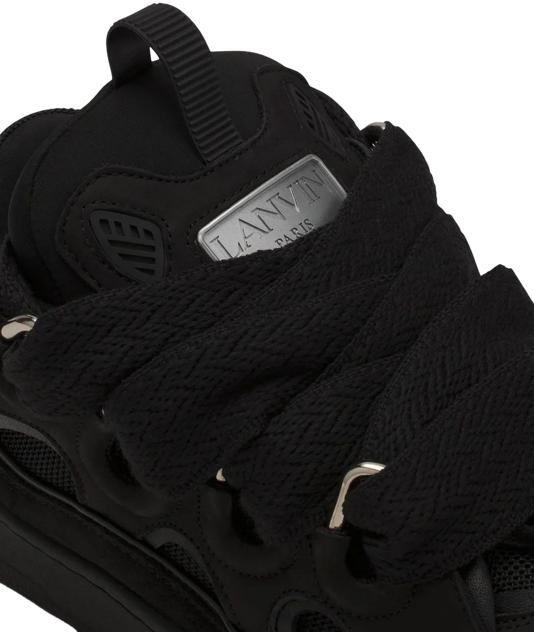 Lanvin Heren Curb Sneakers Zwart