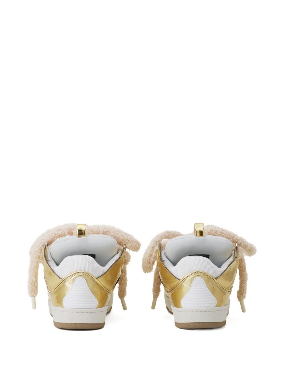 Lanvin Metallic Gold Sneakers Goud