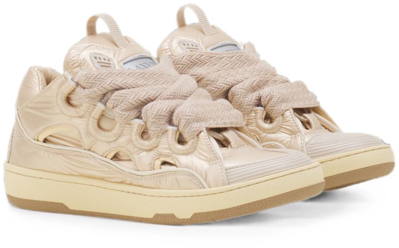 Lanvin Sneakers Pale Yellow Geel