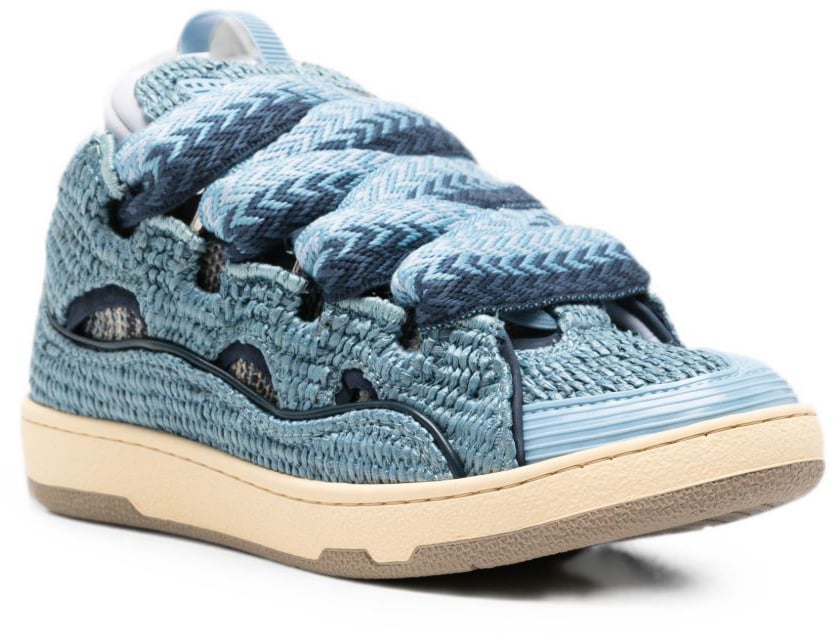 Lanvin Sneakers Beige/Blue Lichtblauw