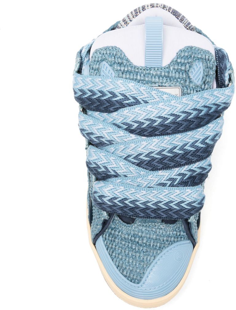 Lanvin Sneakers Beige/Blue Lichtblauw