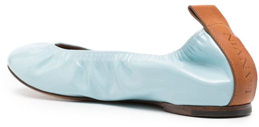 Lanvin Flat Shoes Blue Blauw