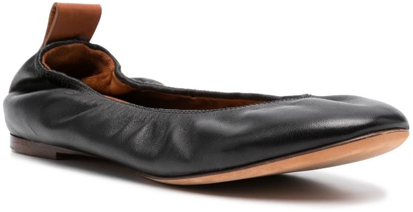 Lanvin Flat Shoes Black Zwart