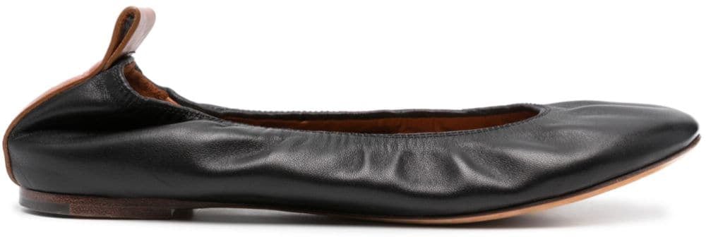 Lanvin Flat Shoes Black Zwart