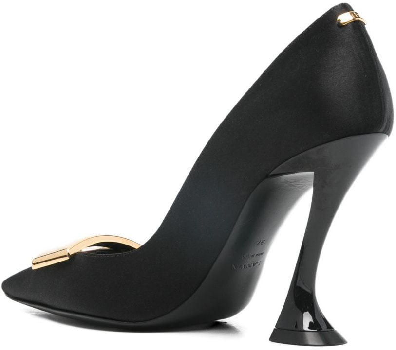 Lanvin With Heel Black Zwart