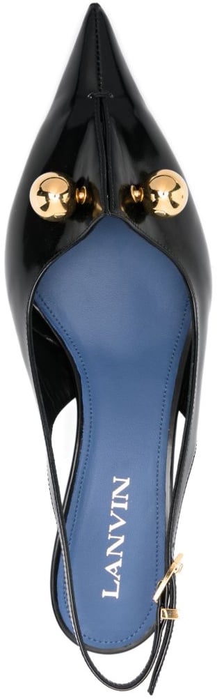 Lanvin With Heel Black Zwart