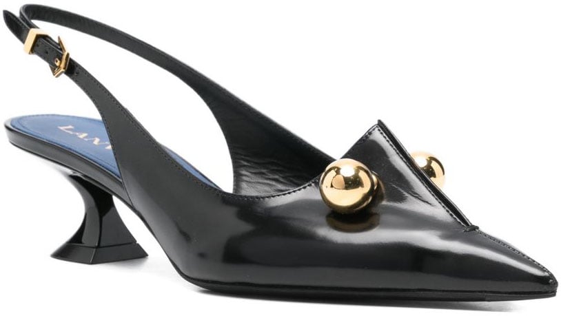 Lanvin With Heel Black Zwart