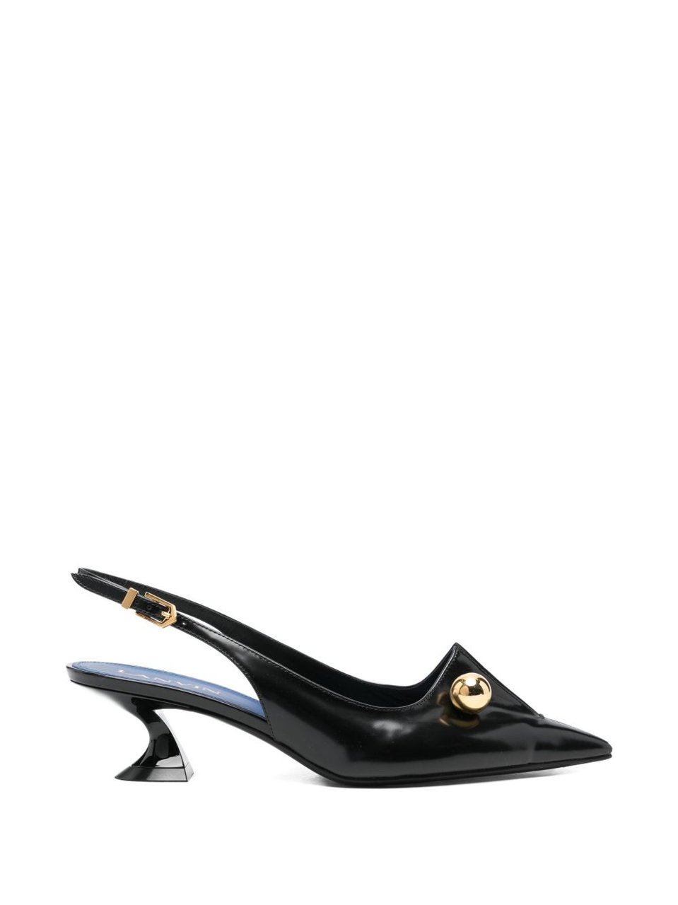 Lanvin Pointed-Toe Slingback Pumps Zwart
