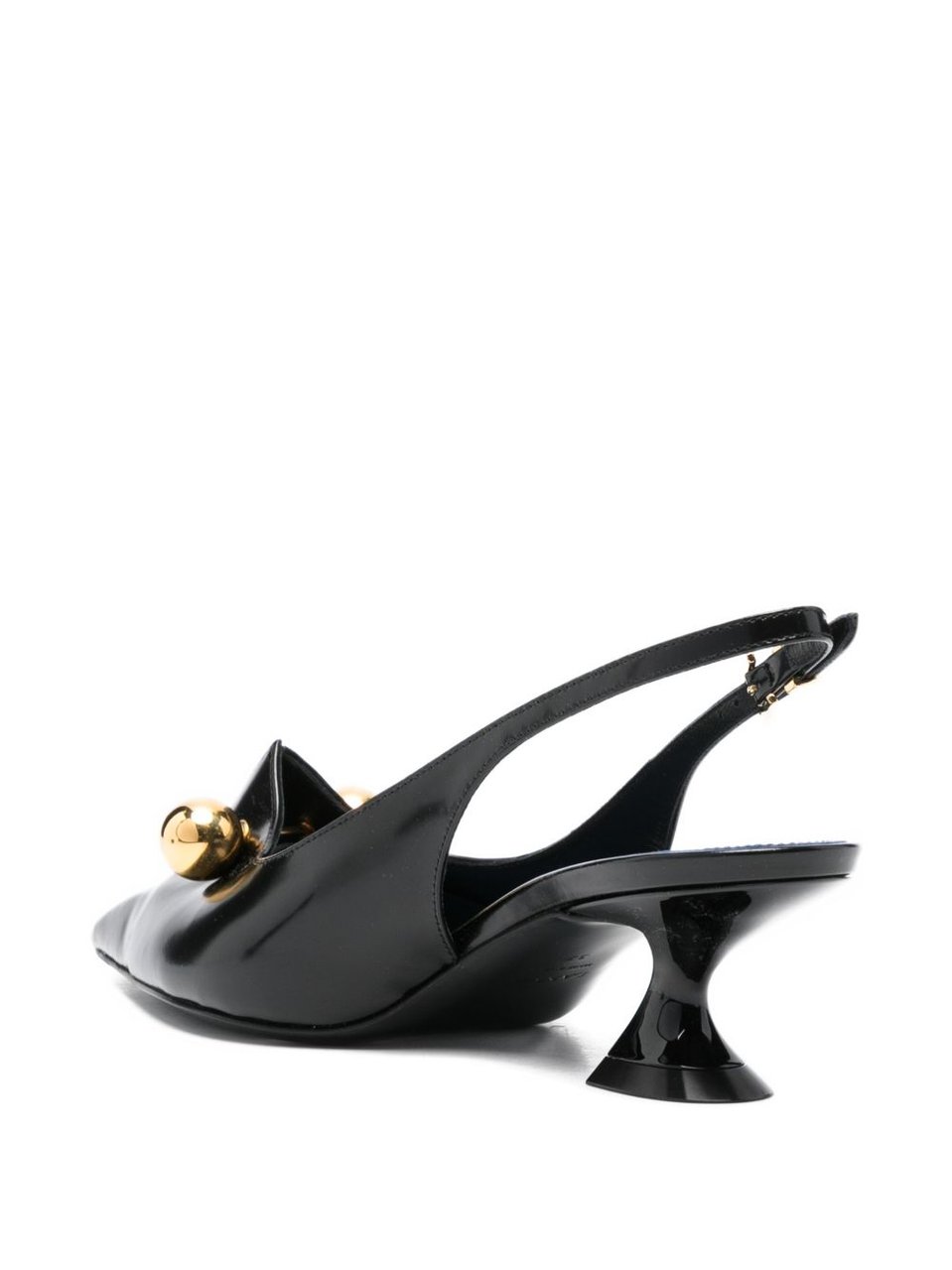 Lanvin Pointed-Toe Slingback Pumps Zwart