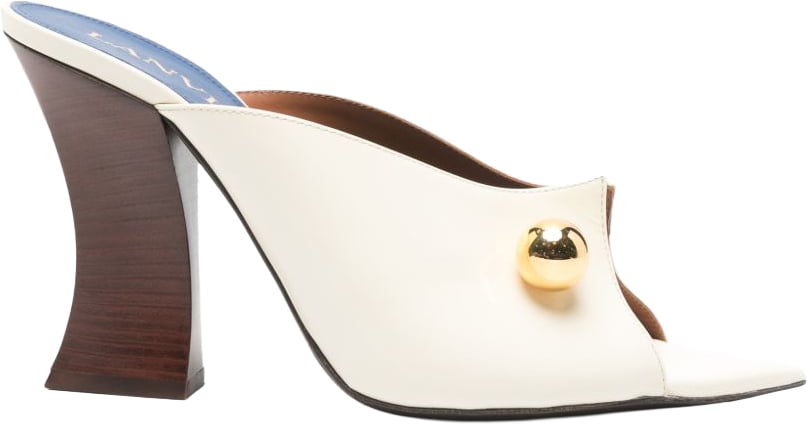 Lanvin Sandals Ecru Wit