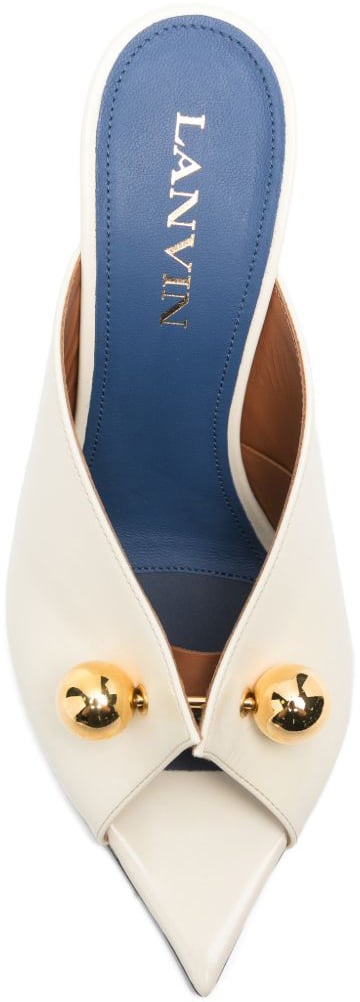 Lanvin Sandals Ecru Wit