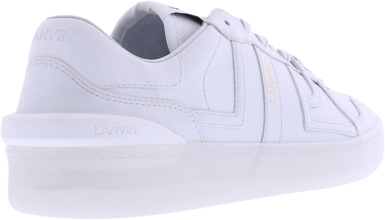 Lanvin Heren Clay Low Top Sneakers Wit