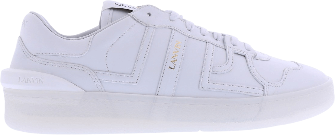 Lanvin Heren Clay Low Top Sneakers Wit