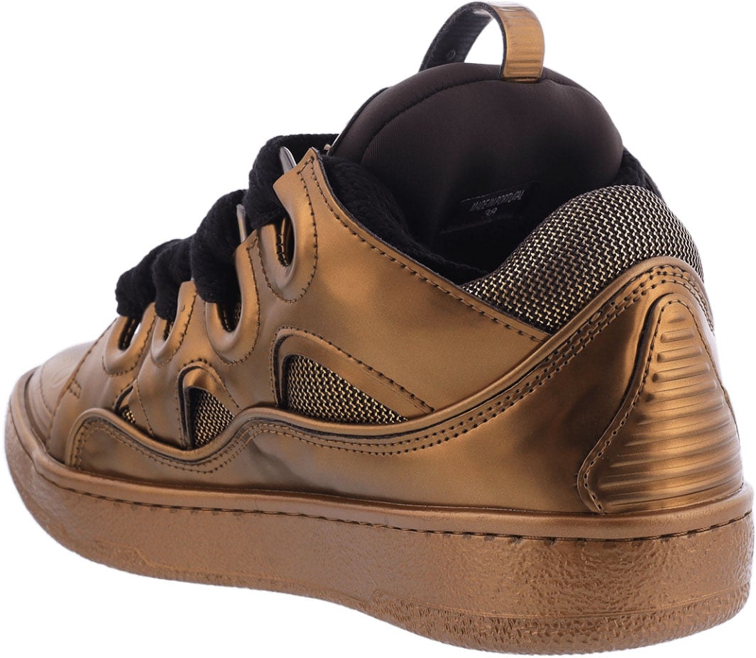 Lanvin Dames Curb Sneaker Bronze Metallic Metallic