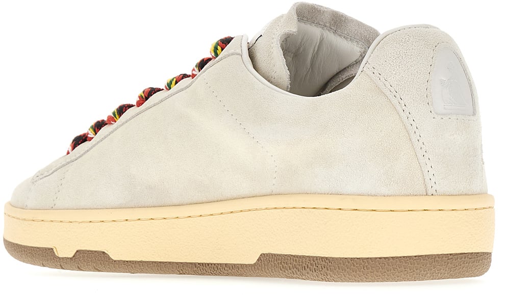 Lanvin Chalk suede Curb Lite sneakers Grijs