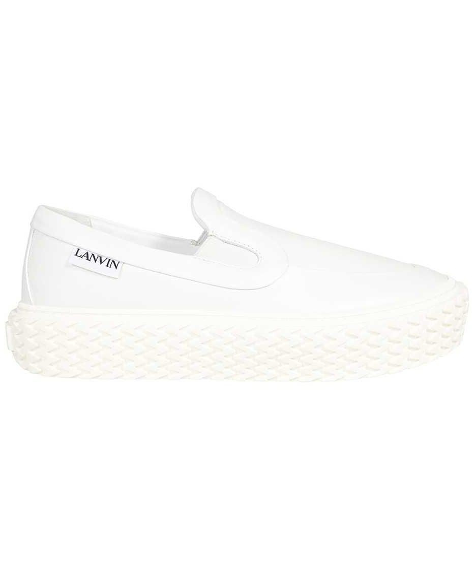 Lanvin Leather slip-on Wit