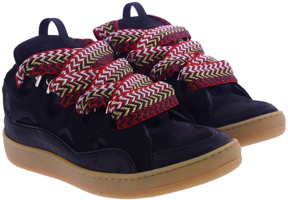Lanvin Heren Curb Sneakers Zwart
